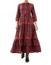 Banjanan Bazaar Emile Deco Dress In Cinnamon In Brown