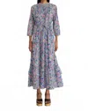 Banjanan Bazaar Maxi Dress In Arcadia Dazzling Blue In Multi