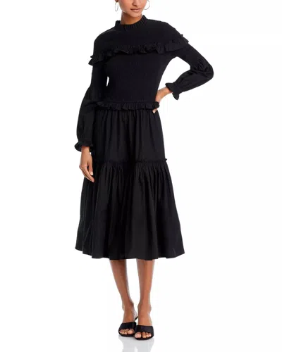 Banjanan Bertha Long Dress In Black Multi