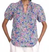 Banjanan Bronte Top Arcadia In Multi In Blue