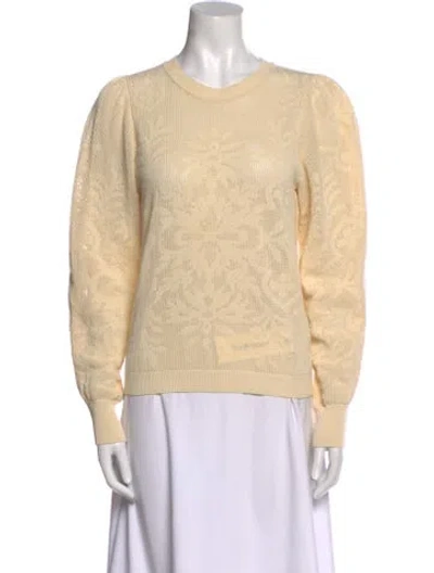 Pre-owned Banjanan Crew Neck Long Sleeve Sweatshirt In Neutral