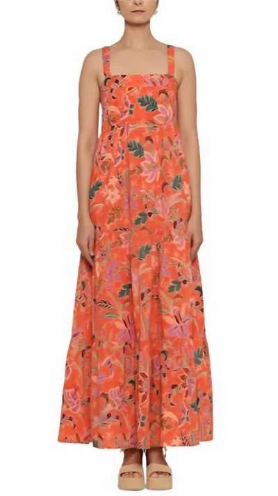 Banjanan Daniella Dress In Sunset In Pink