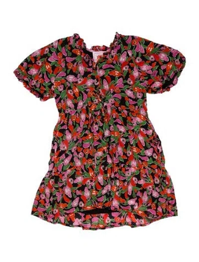 Pre-owned Banjanan Floral Print Strapless Blouse In Multi