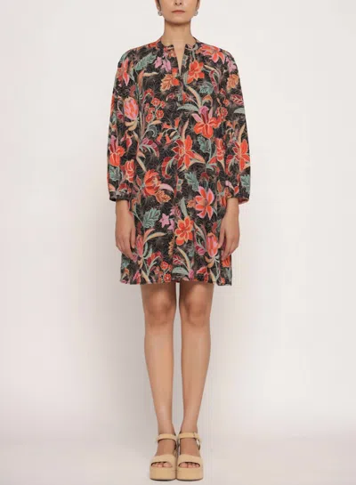 Banjanan Gianna Dress In Syrah In Multi