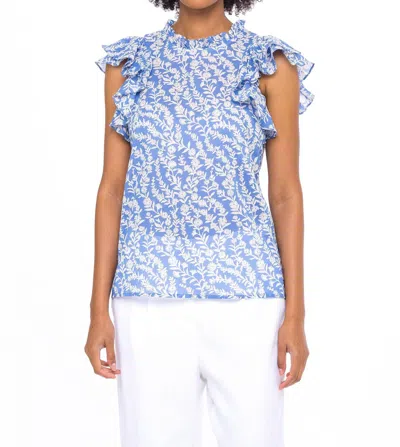 Banjanan Klara Top In Marina In Blue