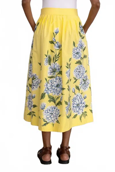 Banjanan Magdalena Skirt In Quince In Yellow