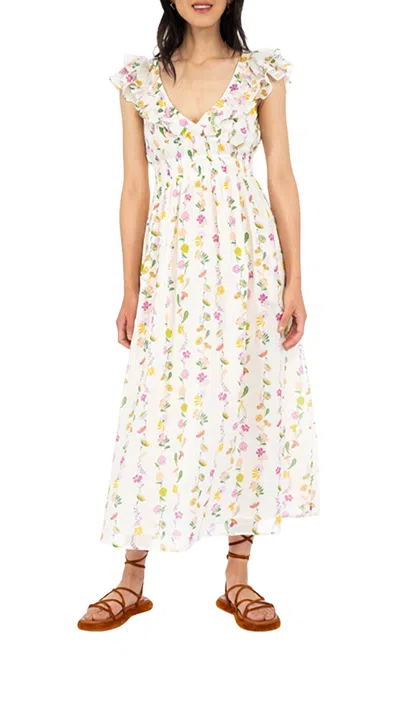 Pre-owned Banjanan Maya Dress For Women In Magnolia
