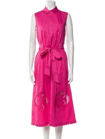 Pre-owned Banjanan Midi Length Dress W/ Tags In Pink