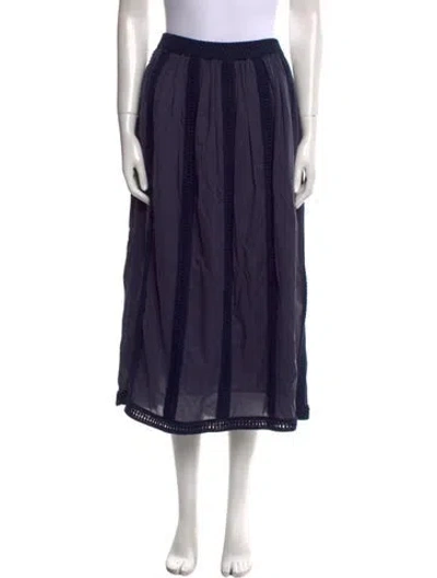 Pre-owned Banjanan Midi Length Skirt In Blue