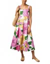 Banjanan Ophelia Midi Dress In Candy Cay In Multi