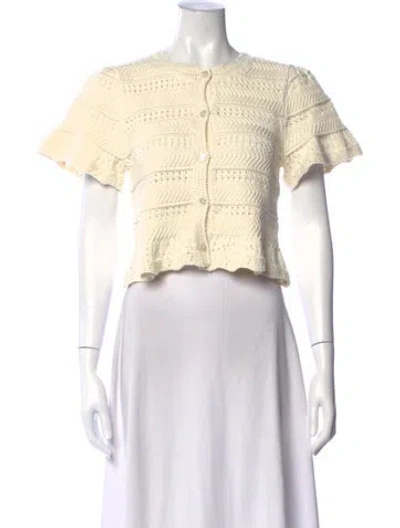 Pre-owned Banjanan Patterned Crew Neck Sweater In Neutral
