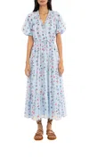 BANJANAN POPPY DRESS IN MISTY