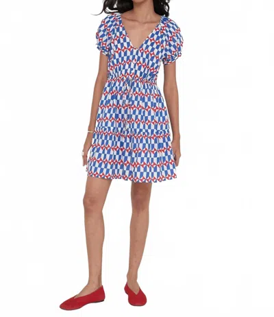Banjanan Poppy Mini Dress In Nautical In Multi