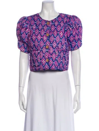 Pre-owned Banjanan Printed Bolero In Multi
