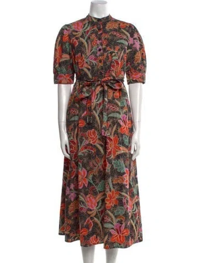 Pre-owned Banjanan Printed Mini Dress In Black