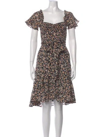 Pre-owned Banjanan Printed Mini Dress In Neutral