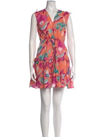 Pre-owned Banjanan Printed Mini Dress In Pink