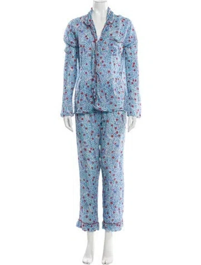 Pre-owned Banjanan Printed Pajamas In Blue