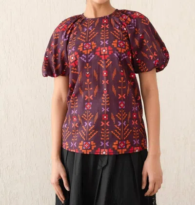 Banjanan Santos Top In Cinnamon