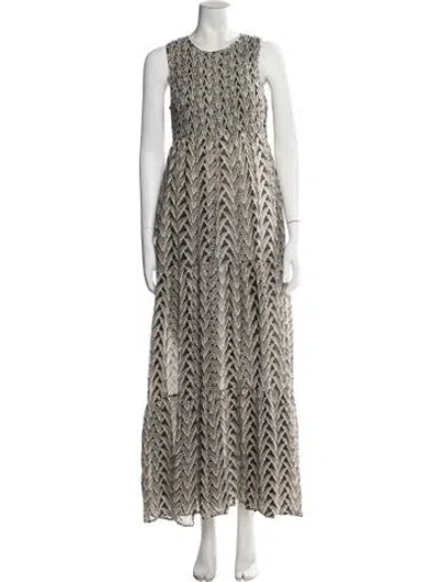 Pre-owned Banjanan Silk Long Dress