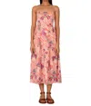 Banjanan Simona Dress In Rose In Multi