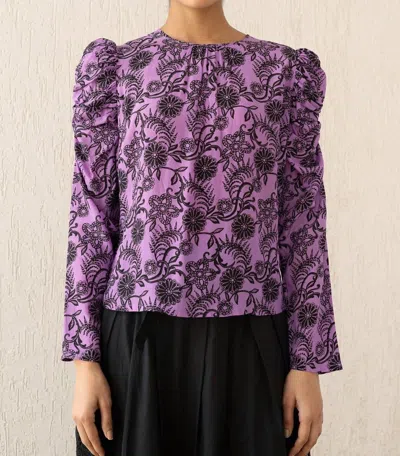Banjanan Vincent Top In Tresse Lavender