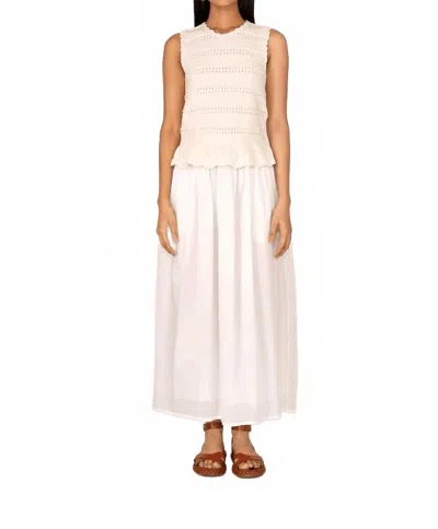 Banjanan Women's  Heather Crochet Dress In Cream In White
