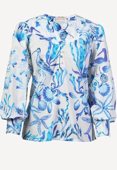 Banjanan Women's Florrie Shirt In River In Multi