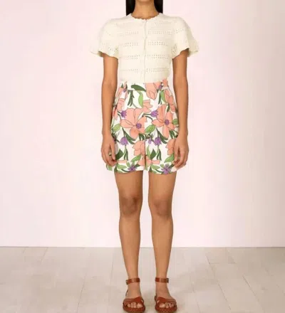 Banjanan Women's Nikola Shorts In Magnolia Quartz In Multi