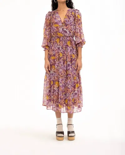 Banjanan Women's Pearl Dress In Violet In Multi