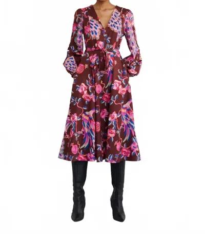 Banjanan Zora Dress In Rum In Multi