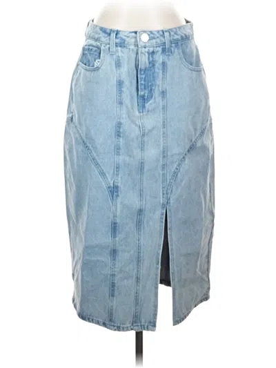 Pre-owned Banjara Denim Skirt In Blue