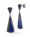 Banji Jewelry Silver 2.00 Ct. Tw. Diamond Drop Earrings