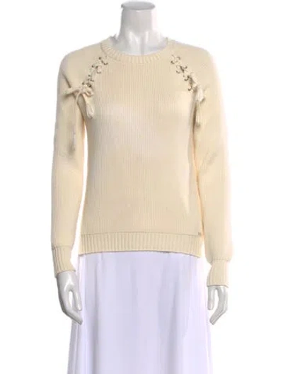 Pre-owned Banjo & Matilda Crew Neck Sweater In Neutral