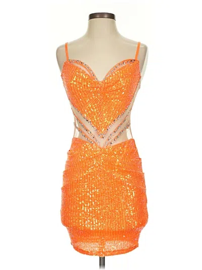 Pre-owned Banjul Cocktail Dress In Orange
