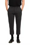 Banks Journal Downtown Check Pant In Dirty Black In Gray