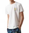 Banks Journal Heart Circles Tee In Off White In Pattern