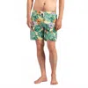 Banks Journal Lei Day Elastic Boardshort In Light Lemon In Green