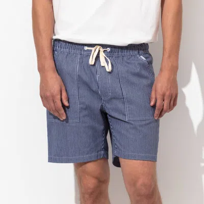 Banks Journal Leon Elastic Walkshort In Indigo