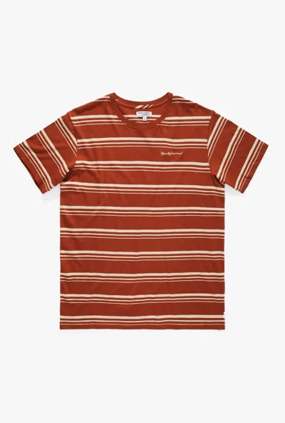 Banks Journal Men's Borderline Deluxe Tee In Clay