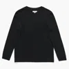 Banks Journal Men's Primary Long Sleeve Tee In Dirty Black In Black