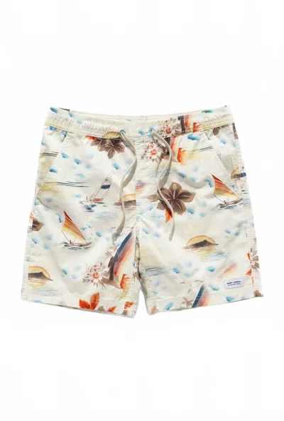 Banks Journal Men's Rainbows Boardshort In White In Multi