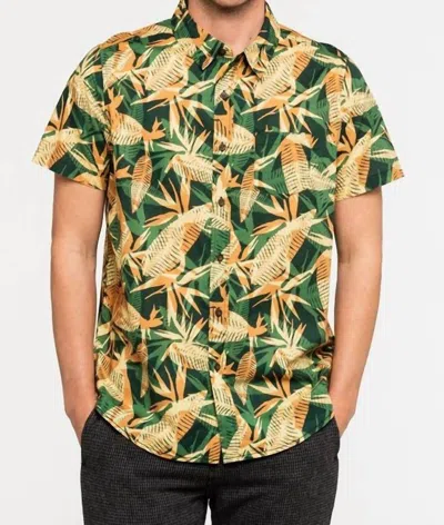 Banks Journal Void Short Sleeve Shirt In Deep Forest