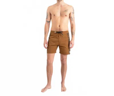 Banks Journal Wild Boardshort In Dark Amber