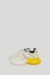 Banu Sneaker Stampa 3d Bianco E Giallo In Multicolore
