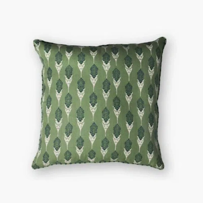 Banyan & Birch Bahaar Throw Pillow Cover In Green