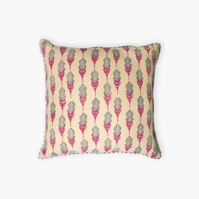 Banyan & Birch Bahaar Throw Pillow Cover In Orange