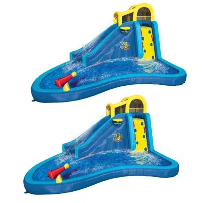 Banzai 1.44 Ft X 2.26 Ft X 1.37 Ft Plastic Inflatable Pool In Blue