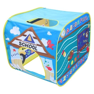 Banzai 3' X 2' Indoor/outdoor Use Polyester Pop-up Play Tent With Carrying Bag In Blue,cream