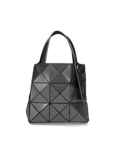 Bao Bao 'carat' Handbag In Gray